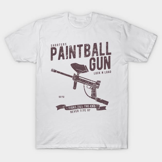 Paintball Gun T-Shirt by JakeRhodes